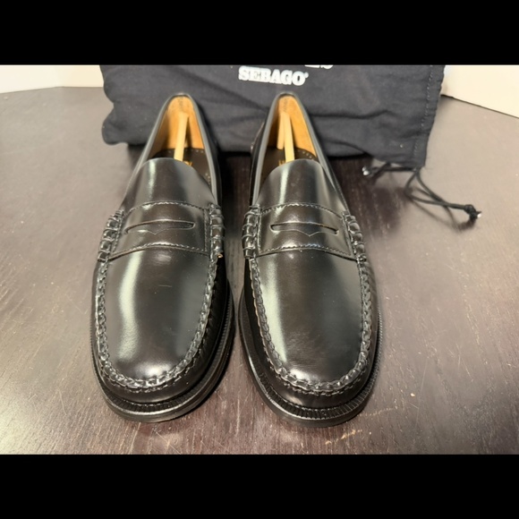 Sebago Classic Dan Citysides Penny Loafers Shoes Black Mens 7.5R main image 7